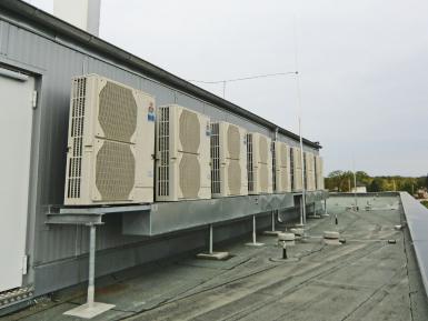 Aussengeräte einer Multisplitanlage